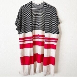 LOFT Striped Cardigan, XS